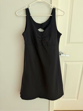 Kuhl Black Sleeveless Athletic Dress with Back Cutout, size M